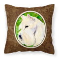 Carolines Treasures SS8791PW1414 Scottish Terrier Decorative Canvas Fabric Pillow, Large, Multicolor