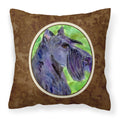 Carolines Treasures SS8792PW1414 Scottish Terrier Decorative Canvas Fabric Pillow, Large, Multicolor