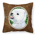 Carolines Treasures SS8802PW1414 Westie Decorative Canvas Fabric Pillow, Large, Multicolor