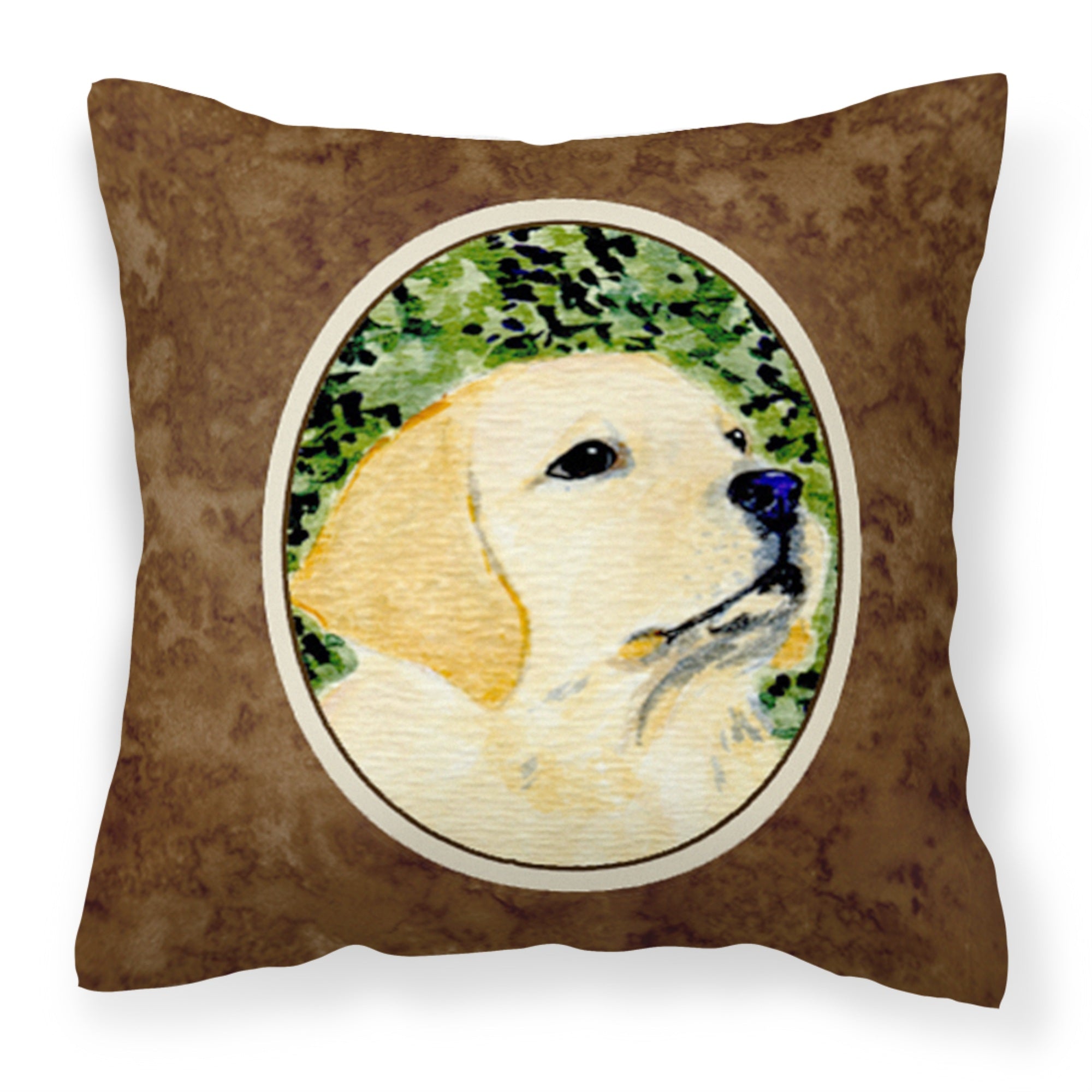 Carolines Treasures SS8803PW1414 Labrador Decorative Canvas Fabric Pillow, Large, Multicolor