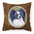 Carolines Treasures SS8811PW1414 Papillon Decorative Canvas Fabric Pillow, Large, Multicolor