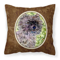 Carolines Treasures SS8815PW1414 Cairn Terrier Decorative Canvas Fabric Pillow, Large, Multicolor