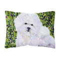 Carolines Treasures SS8817PW1216 Bichon Frise Decorative Canvas Fabric Pillow, Large, Multicolor
