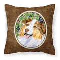 Carolines Treasures SS8819PW1414 Australian Shepherd Decorative Canvas Fabric Pillow, Large, Multicolor