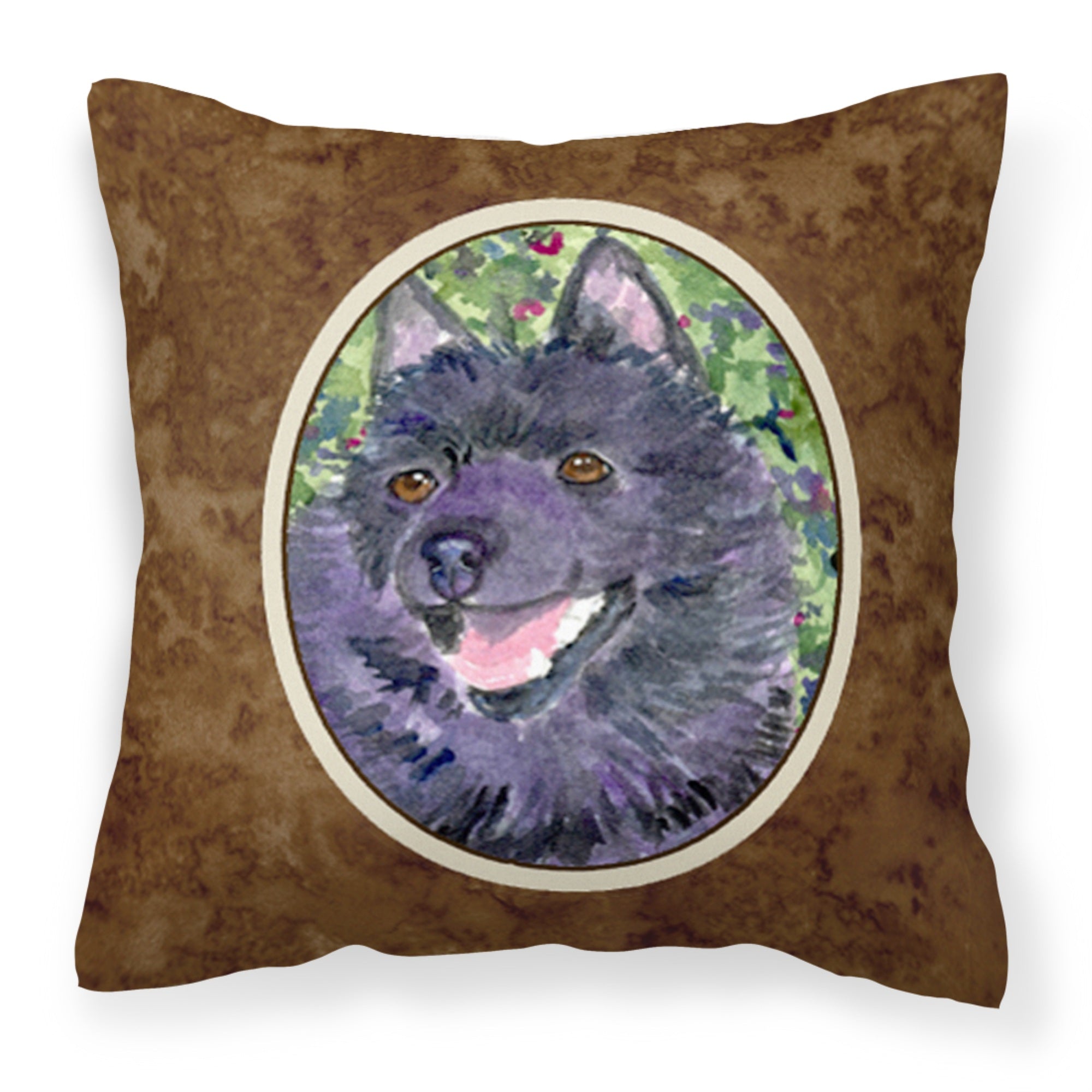 Carolines Treasures SS8822PW1414 Schipperke Decorative Canvas Fabric Pillow, Large, Multicolor