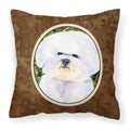 Carolines Treasures SS8829PW1414 Bichon Frise Decorative Canvas Fabric Pillow, Large, Multicolor