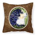 Carolines Treasures SS8832PW1414 Bernese Mountain Dog Decorative Canvas Fabric Pillow, Large, Multicolor