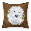 Carolines Treasures SS8835PW1414 Westie Decorative Canvas Fabric Pillow, Large, Multicolor