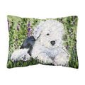 Carolines Treasures SS8840PW1216 Old English Sheepdog Decorative Canvas Fabric Pillow, Large, Multicolor