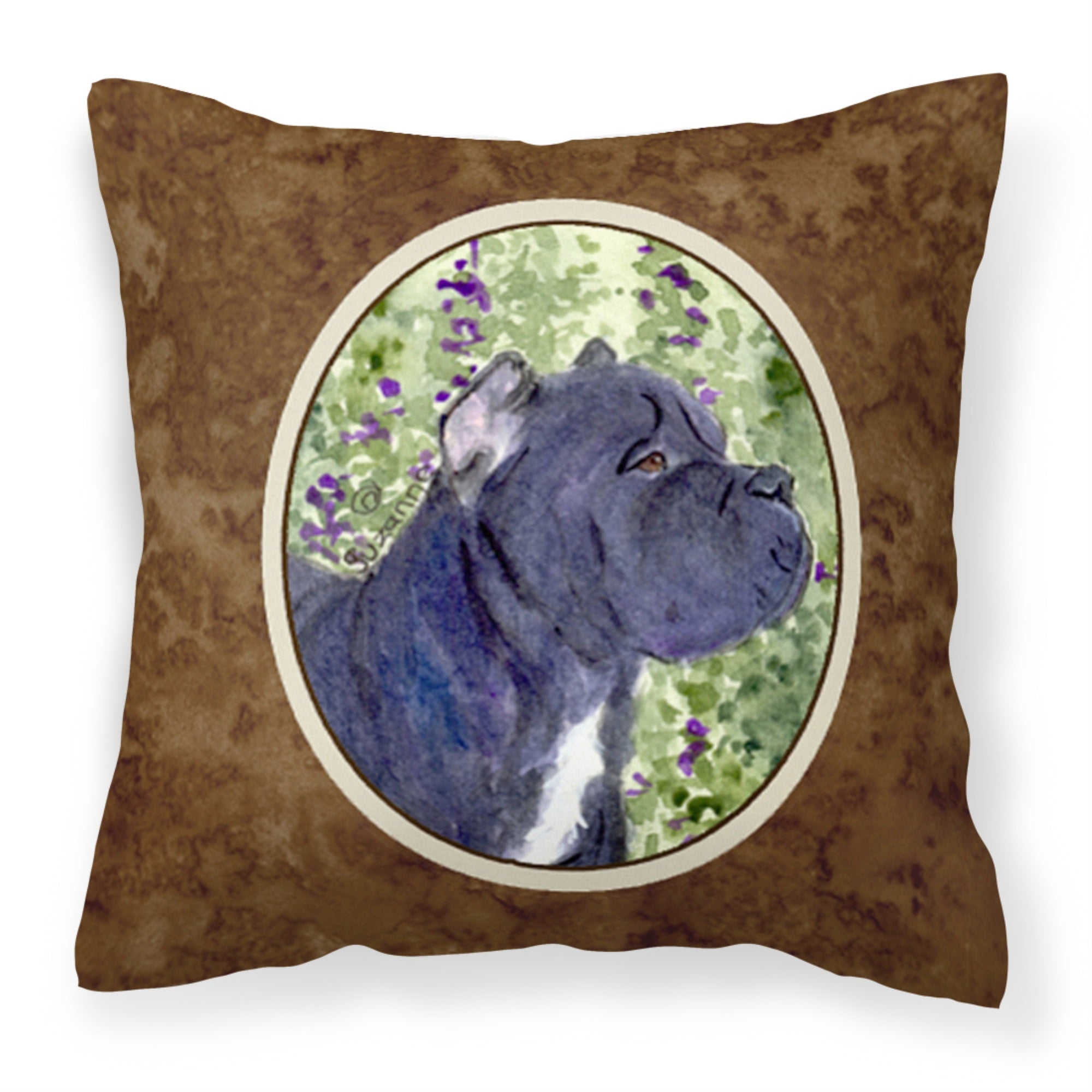 Carolines Treasures SS8841PW1414 Cane Corso Decorative Canvas Fabric Pillow, Large, Multicolor