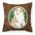 Carolines Treasures SS8847PW1414 Australian Shepherd Decorative Canvas Fabric Pillow, Large, Multicolor