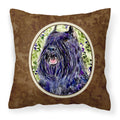 Carolines Treasures SS8853PW1414 Bouvier des Flandres Decorative Canvas Fabric Pillow, Large, Multicolor