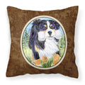 Carolines Treasures SS8860PW1414 Bernese Mountain Dog Decorative Canvas Fabric Pillow, Large, Multicolor