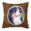 Carolines Treasures SS8867PW1414 Bernese Mountain Dog Decorative Canvas Fabric Pillow, Large, Multicolor