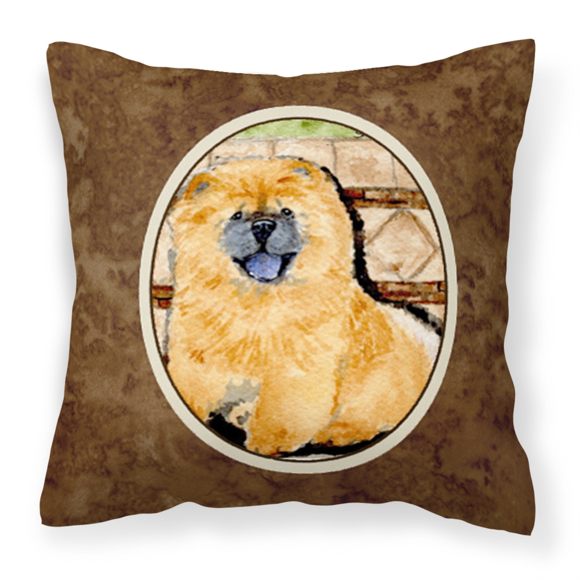 Carolines Treasures SS8875PW1414 Chow Chow Decorative Canvas Fabric Pillow, Large, Multicolor