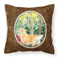 Carolines Treasures SS8886PW1414 Golden Retriever Decorative Canvas Fabric Pillow, Large, Multicolor