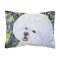 Carolines Treasures SS8897PW1216 Bichon Frise Decorative Canvas Fabric Pillow, Large, Multicolor