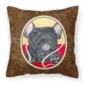 Carolines Treasures SS8899PW1414 French Bulldog Decorative Canvas Fabric Pillow, Large, Multicolor