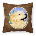 Carolines Treasures SS8904PW1414 Golden Retriever Decorative Canvas Fabric Pillow, Large, Multicolor
