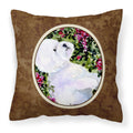 Carolines Treasures SS8917PW1414 Bichon Frise Decorative Canvas Fabric Pillow, Large, Multicolor