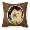 Carolines Treasures SS8928PW1414 Cairn Terrier Decorative Canvas Fabric Pillow, Large, Multicolor