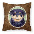 Carolines Treasures SS8929PW1414 Rottweiler Decorative Canvas Fabric Pillow, Large, Multicolor