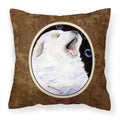 Carolines Treasures SS8942PW1414 Great Pyrenees Decorative Canvas Fabric Pillow, Large, Multicolor