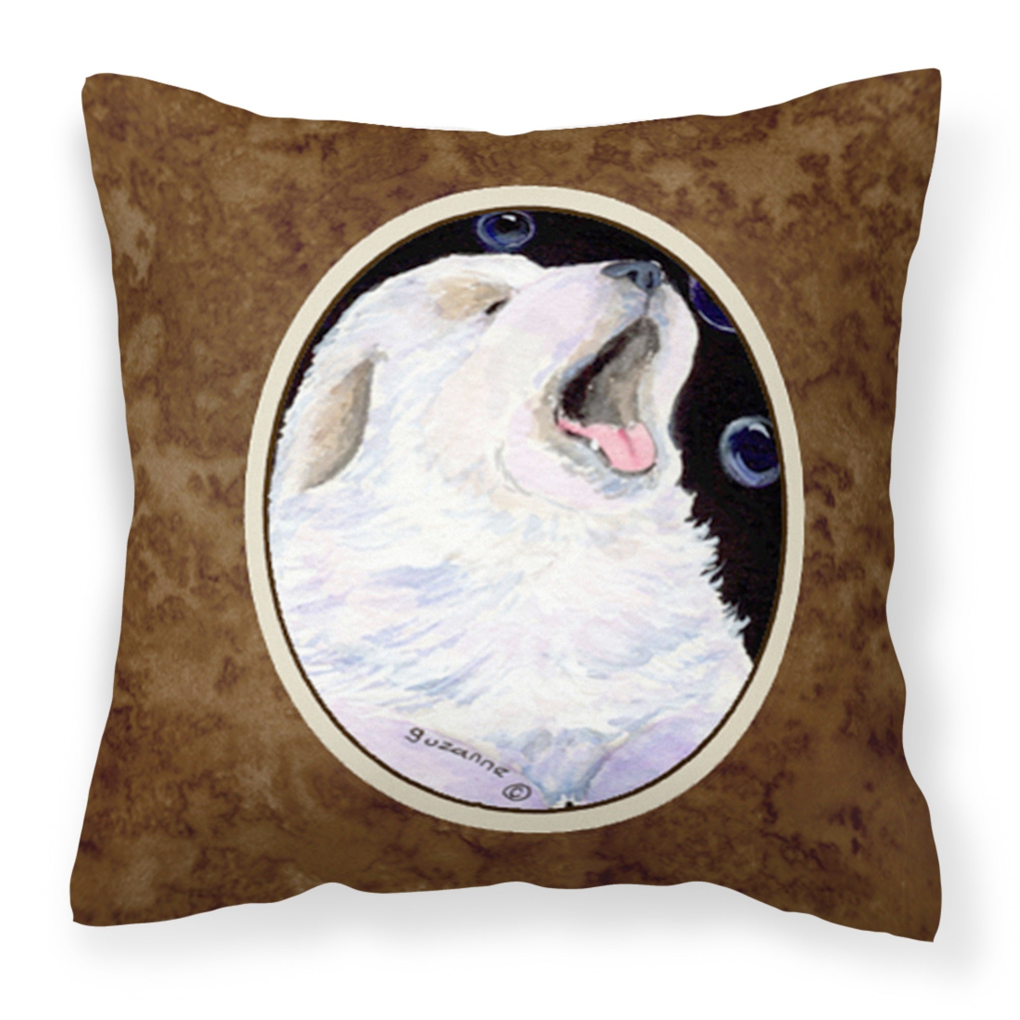 Carolines Treasures SS8942PW1414 Great Pyrenees Decorative Canvas Fabric Pillow, Large, Multicolor