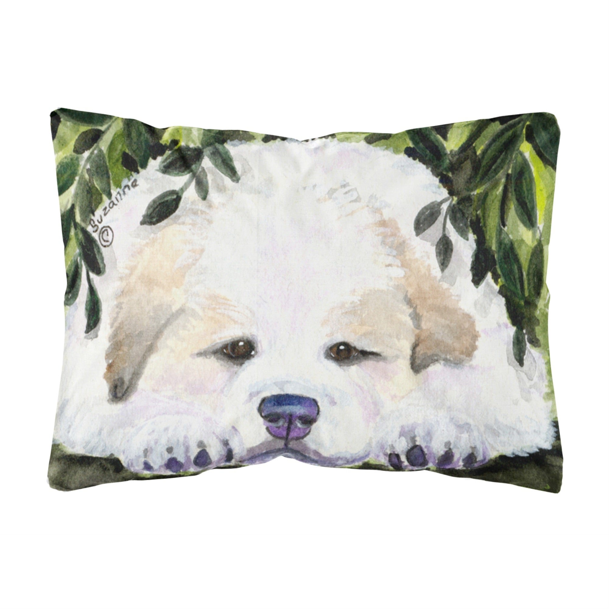 Carolines Treasures SS8944PW1216 Golden Retriever Decorative Canvas Fabric Pillow, Large, Multicolor