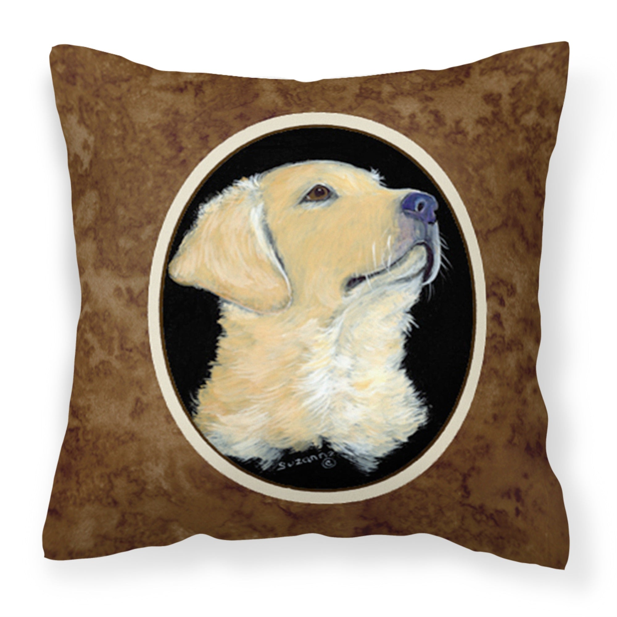 Carolines Treasures SS8960PW1414 Golden Retriever Decorative Canvas Fabric Pillow, Large, Multicolor