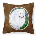 Carolines Treasures SS8965PW1414 American Eskimo Decorative Canvas Fabric Pillow, Large, Multicolor