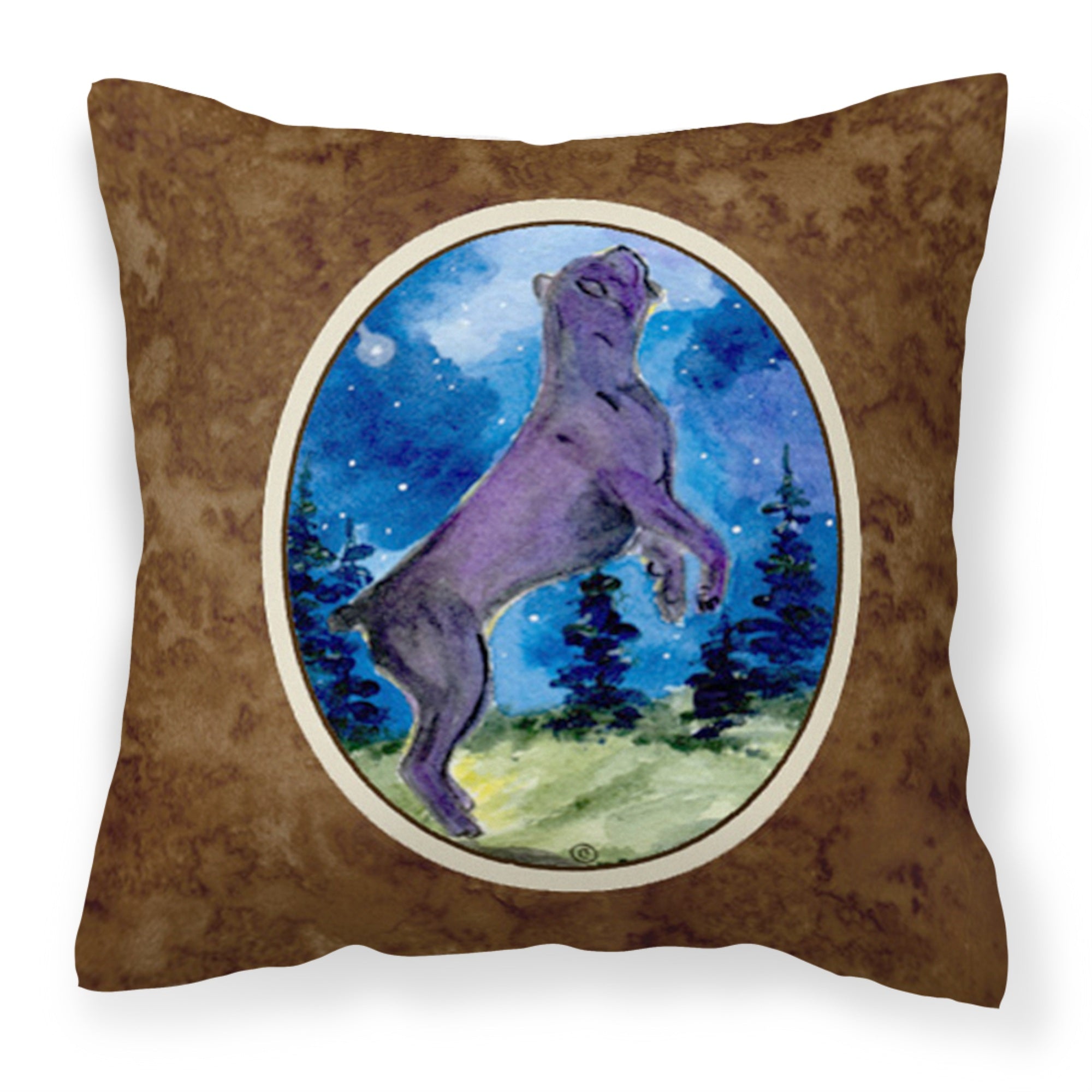 Carolines Treasures SS8999PW1414 Cane Corso Decorative Canvas Fabric Pillow, Large, Multicolor
