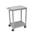 Luxor 2 Shelf Gray Cart