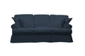 Sunset Trading Horizon Sofa Slipcover Only Navy Blue - 36 x 85 x 39 in.