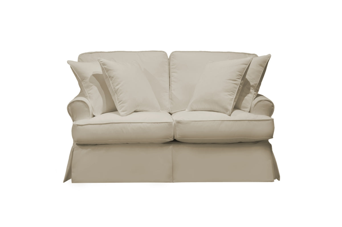 Sunset Trading Horizon Loveseat Slipcover Only Tan - 36 x 60 x 38 in.