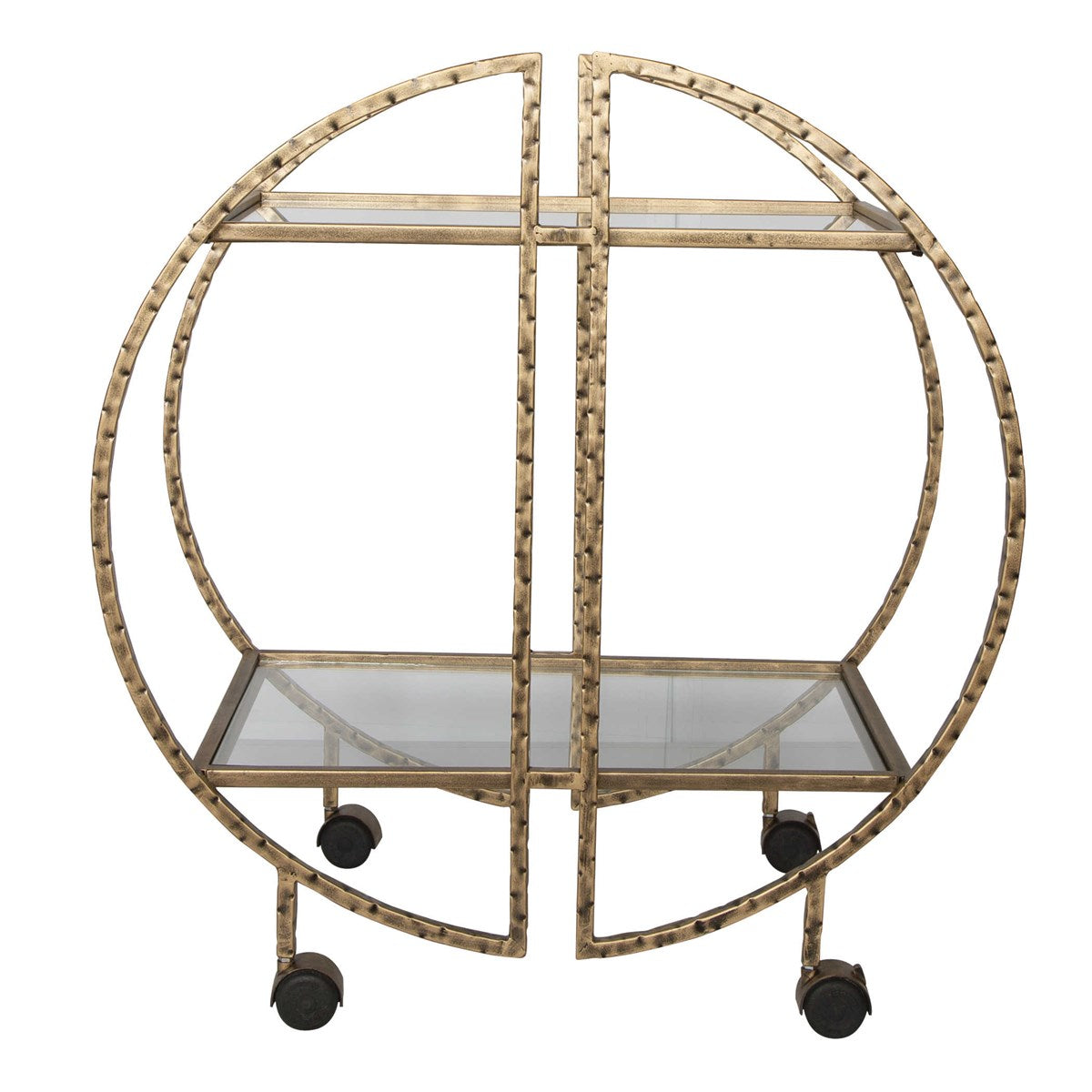 212 Main 25065 24 x 40 x 42 in Zelina Bar cart  gold