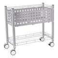 Vertiflex File Cart with Open Top, Matte Gray