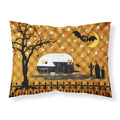 Carolines Treasures Halloween Vintage Camper Printed, Polyester, 250 Thread count, Envelope closure Pillowcase, Standard, Multi