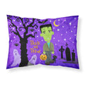 Carolines Treasures Halloween Frankie Frankenstein Printed, Polyester Envelope Closure pillowcase, Standard, Multicolor