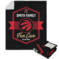 NBA Toronto Raptors Dominion Personalized Silk Touch Sherpa Throw Blanket 50X60 Inches
