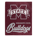 Mississippi State OFFIcIAL NcAA Signature Raschel Throw Blanket(D0102HX6YJX)