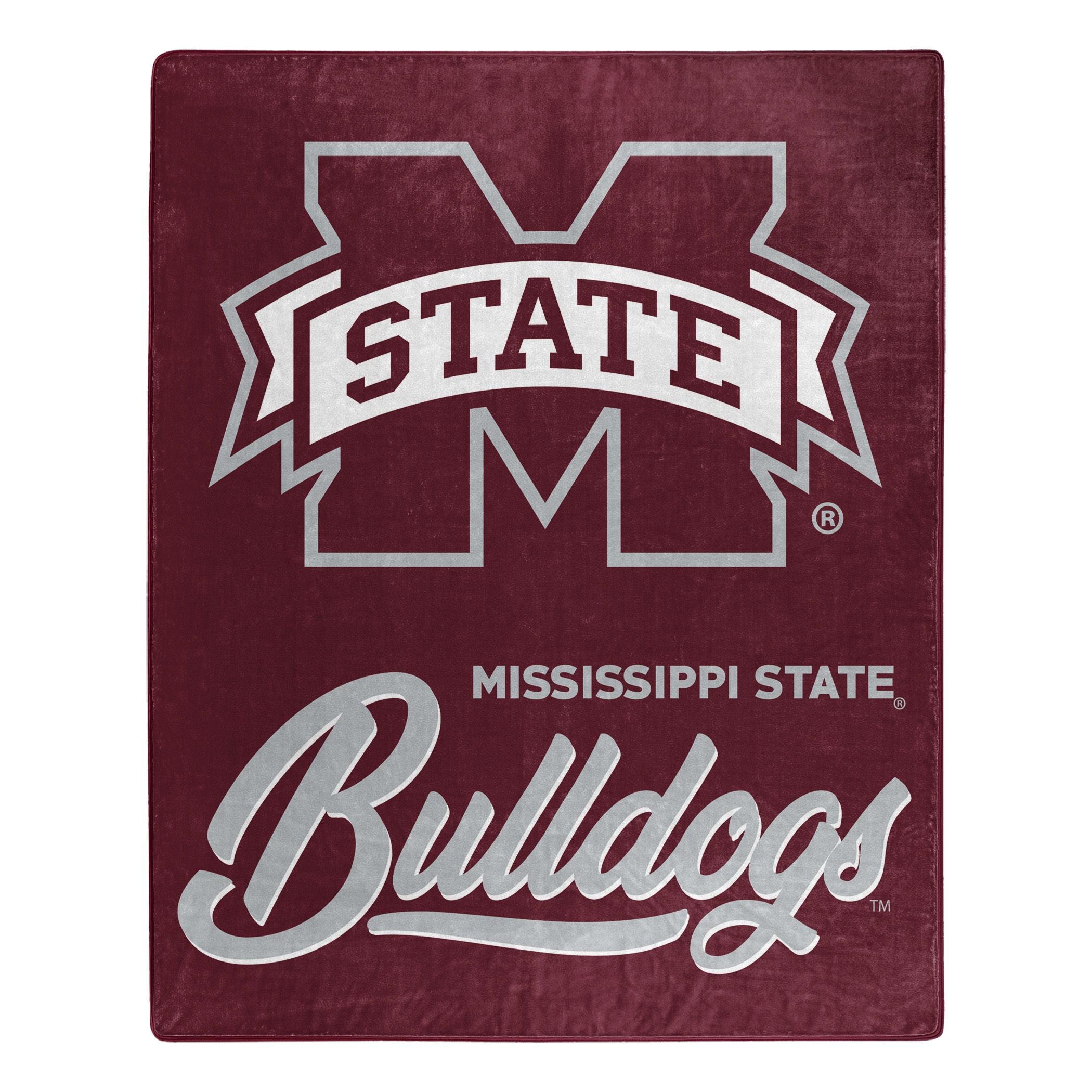 Mississippi State OFFIcIAL NcAA Signature Raschel Throw Blanket(D0102HX6YJX)