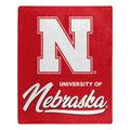 Nebraska OFFIcIAL NcAA Signature Raschel Throw Blanket(D0102HX6YVJ)