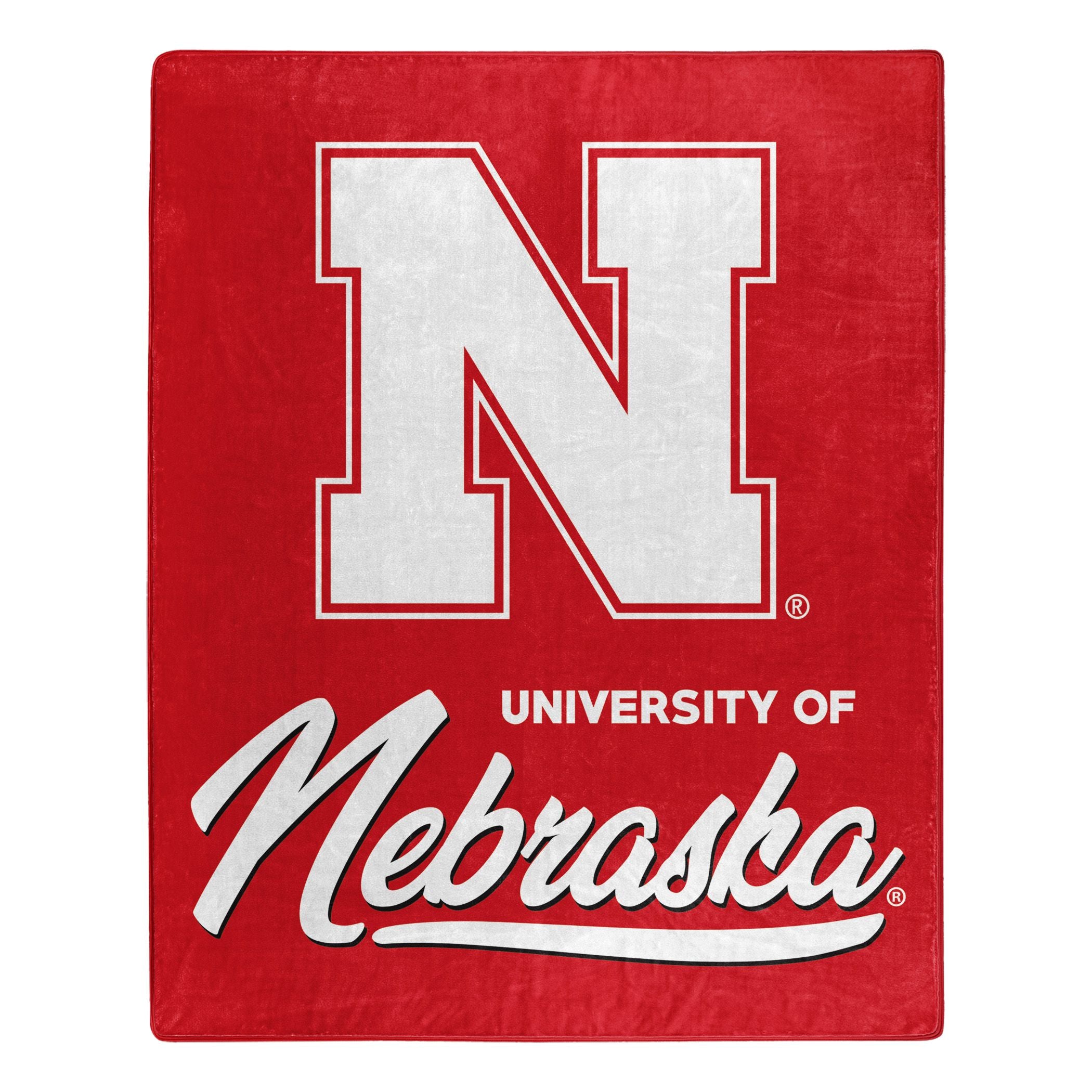 Nebraska OFFIcIAL NcAA Signature Raschel Throw Blanket(D0102HX6YVJ)